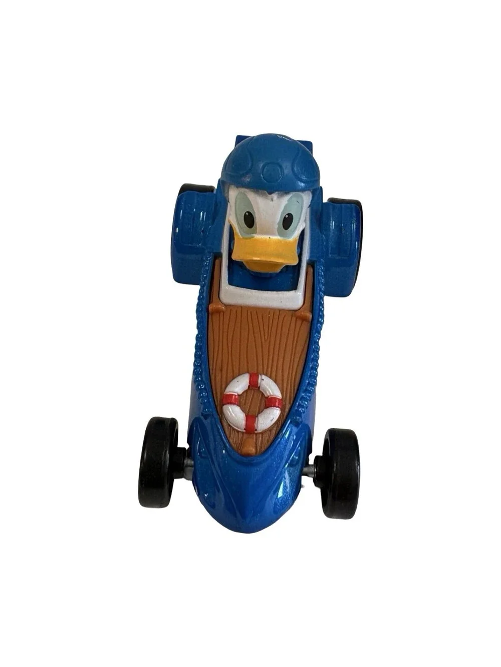 Disney Donald Duck Racing Car Figurine Blue 4